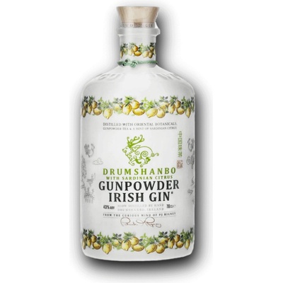 Drumshanbo Gunpowder Irish Gin with Sardinian Citrus Ceramic 43% 0,7L (holá fľaša)