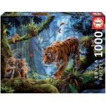 Educa Пъзел Educa - Тигри в джунглата, 1000 части (EDU17662)