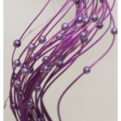 Curly ting korálek purple