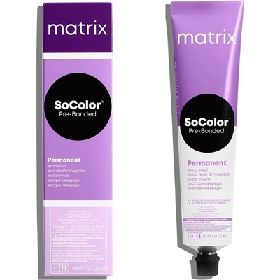 Matrix SoColor Pre-Bonded Extra Coverage na vlasy 505N Hellbraun Natur 90 ml