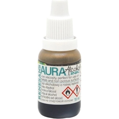 Renesans Aura Рисуване с мастило 190 Black 15 ml 1 бр (02.6190)