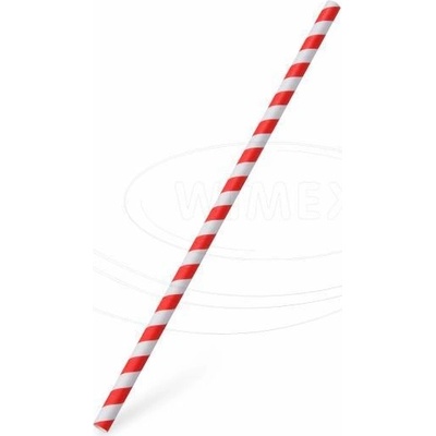 Wimex Slamka papierová Špirála červená Jumbo O8mm x 25cm 100 ks