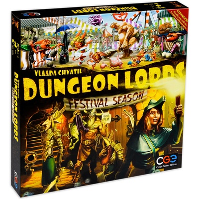 Czech Games Edition Разширение за настолна игра Dungeon Lords - Festival Season