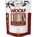 Woolf Soft Long Beef & Cod Sandwich 100 g