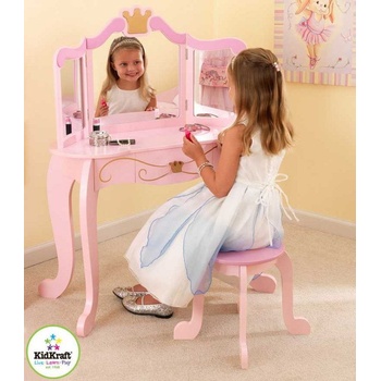 KidKraft Kosmetický stolík so stoličkou Princezná