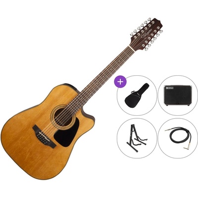 Takamine GD30CE-12NAT Premium SET Natural 12-струнна електро-акустична китара