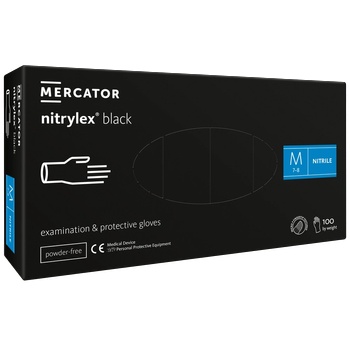 Image 1 of Mercator Medical Нитрилни ръкавици черни на много добра цена (103296)