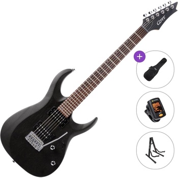 Cort X100 Basic SET Open Pore Black Електрическа китара