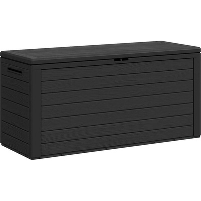 Градински сандък за съхранение, антрацит, 116x44x55 см