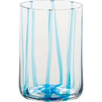 Zafferano Чаша без столче Tirache раирана 350 мл светлосиня (TR00103)