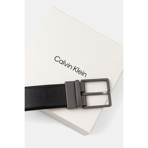 Calvin Klein двустранен колан мъжки от кожа (LV04D7147G)