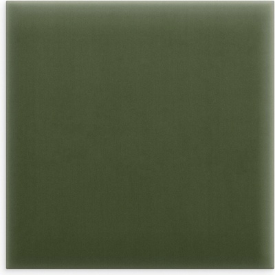 Čalouněný nástěnný panel Magic Velvet Khaki 50x50 cm čtvercový