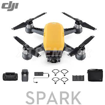 DJI Spark, Fly More Combo, Sunrise Yellow - DJIS0204C