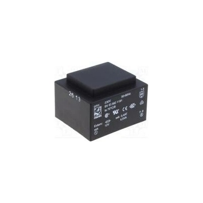 Transformátor zalévaný 4,5VA 230VAC 6V 750mA PCB 150g