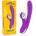 Вибратор с въртящ се клитор стимулатор, 24см. - Bunny Funny Vibrator (D-218166)