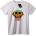 NOONEBRAND Тениска Тренирай Въпреки Всичко Skull - M, White