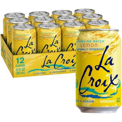 La Croix sycený nápoj s příchutí citronu 12 x 355 ml