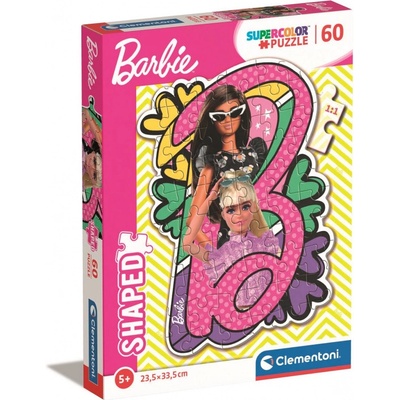 Clementoni Tvar Barbie 60 dílků