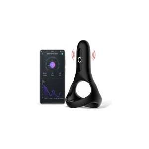 Magic Motion Rise интелигентен носим вибриращ пенис пръстен (кокринг) черен (P24080)