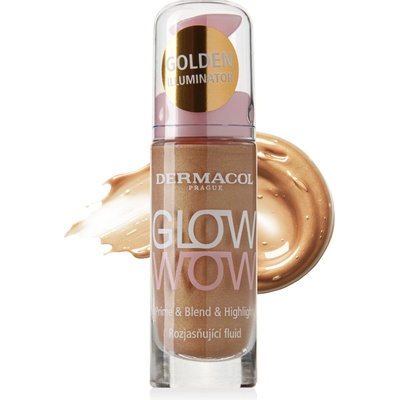 Dermacol Rozjasňující fluid Glow Wow Prime & Blend & Highlight 20 ml