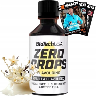 BioTech USA Zero Drops vanilka 50 ml