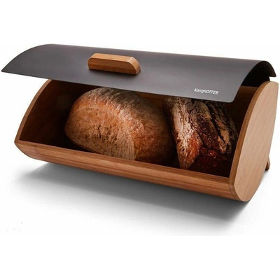 Chlebovka 35x25x15,5cm, KönigHOFFER dřevo/kov
