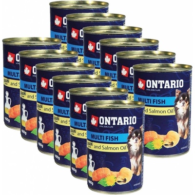 Ontario Multi Fish and Salmon Oil 12 x 400 g