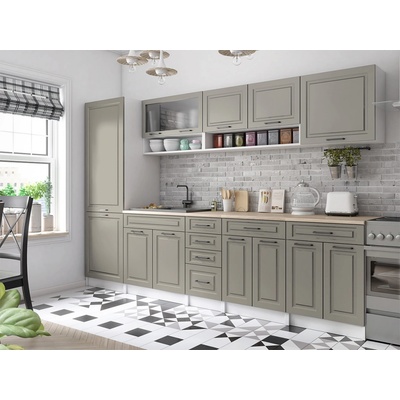 FRONTI Kuchyňská linka BIRGID 300cm Kamenný