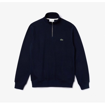 Image 1 of Lacoste Поларена блуза Lacoste Men's Quarter-Zip Fleece Top - Navy 166