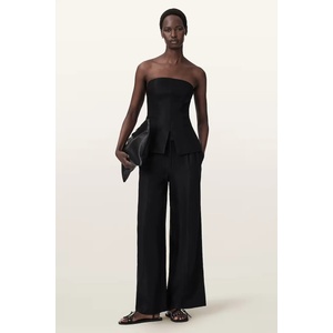 AllSaints блуза с корсет дамска от вискоза CHARLEY (W051QE) - answear - 390,97 лв