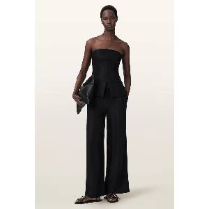 AllSaints блуза с корсет дамска от вискоза CHARLEY (W051QE)