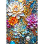 Enjoy - Puzzle Pearlescent Waterlilies - 1 000 piese