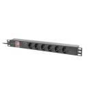 Lanberg 6 Plug 2 m Switch (PDU-06F-0200-BK)