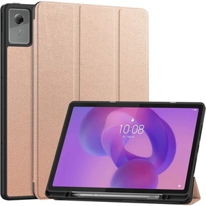 Gigapack Lenovo Idea Tab Plus GIGAPACK Tok стоящ, с кожен ефект, активен FLIP, моливник, ЗЛАТЕН GP-180681 (GP-180681)
