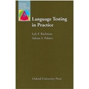 Oxford Applied Linguistics Language Testing in Practice