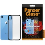 Panzer Гръб PanzerGlass за iPhone XR Clear Case - Черна рамка