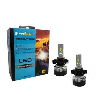 StreeTech Лед крушки - Led система H16 Streetech модел STN2 за фарове - 150 000 Лукса, 45W - Canbus 6000K - 1500% повече светлина (H16STN2)