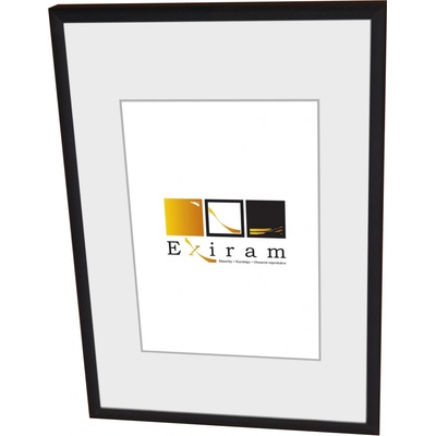Hlinikový rámeček AS černý matný Rozměr: 40x60, Typ zasklení: Plexisklo čiré – Zboží Živě