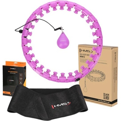 HMS HHW12 plus size fialová + zoštíhľujúci pás
