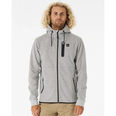 Rip Curl DEPARTED BONDED DWR ZIP THRU Grey