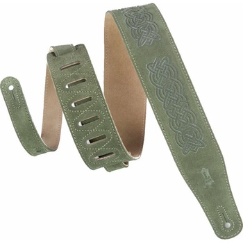 Levy's Celtic Embossed Green Каишка за китара (MS26CK-GRN)
