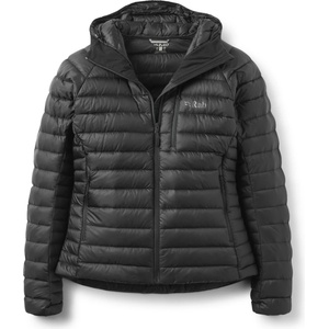 Rab Дамско пухено яке Rab Women's Microlight Alpine Hoody Down jacket - Black - размер 38 (EU) (104-6841-0112)