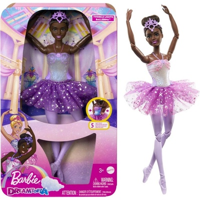 Barbie Svietiaca magická baletka s fialovou sukňou