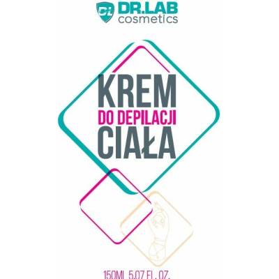 DR.LAB Cosmetics tělový krém pro kompletní tělovou depilaci 150 ml