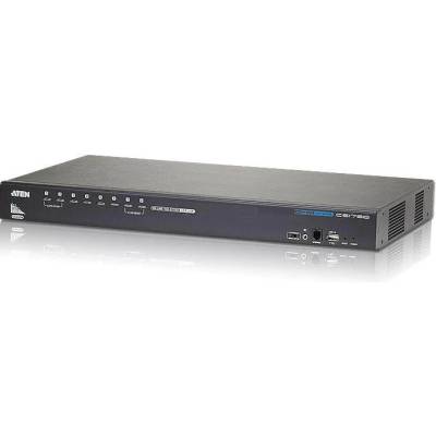 KVM суич ATEN CS1798, от 1 x HDMI(ж) 2x USB A(ж), 2 x 3.5mm Audio Jack(ж) към 8x HDMI(ж), 8x USB B(ж), 8 x 3.5mm Audio Jack(ж) (CS1798)