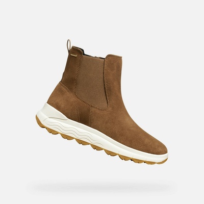 Geox Светлокафяви дамски боти Geox Spherica 4x4 B ABX Geox | Kafyav | ЖЕНИ | 37