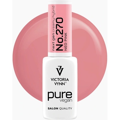 Victoria Vynn hybridní gel lak Pure Vegan Creamy Hybrid Neo pink 270 8 ml