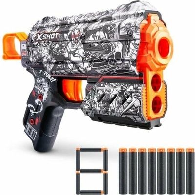 Zuru X-Shot Skins Flux Dart Blaster – Illustrate (8 šipek)