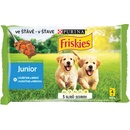 Kapsičky pre psov Friskies Puppy VitaFit s kuraťom a mrkvou v šťave 4 x 100 g