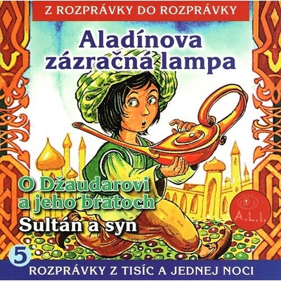 Aladínova zázračná lampa kartón